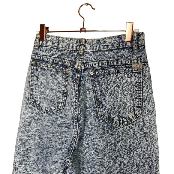 Vintage Gitano Tapered Leg Jeans Size 26 Acid Wash Skinny Leg High Rise - Picture 6 of 10